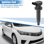 Set of 4 Ignition Coils for Toyota Corolla (90919-02239, 90080-19015, UF247)