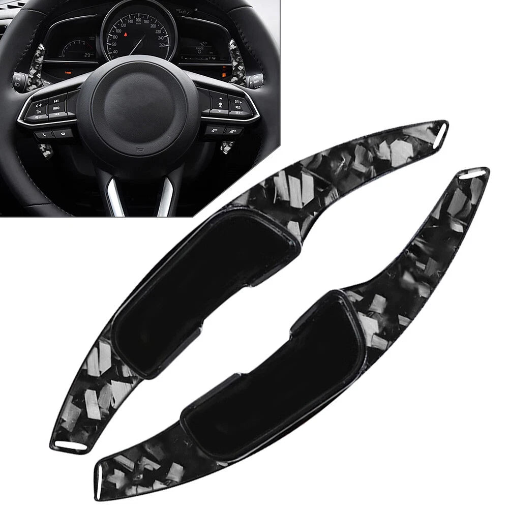2X Steering Wheel Shift Paddle for Mazda 3 6 Atenza Axela CX-3 CX-4 CX-5 MX-5