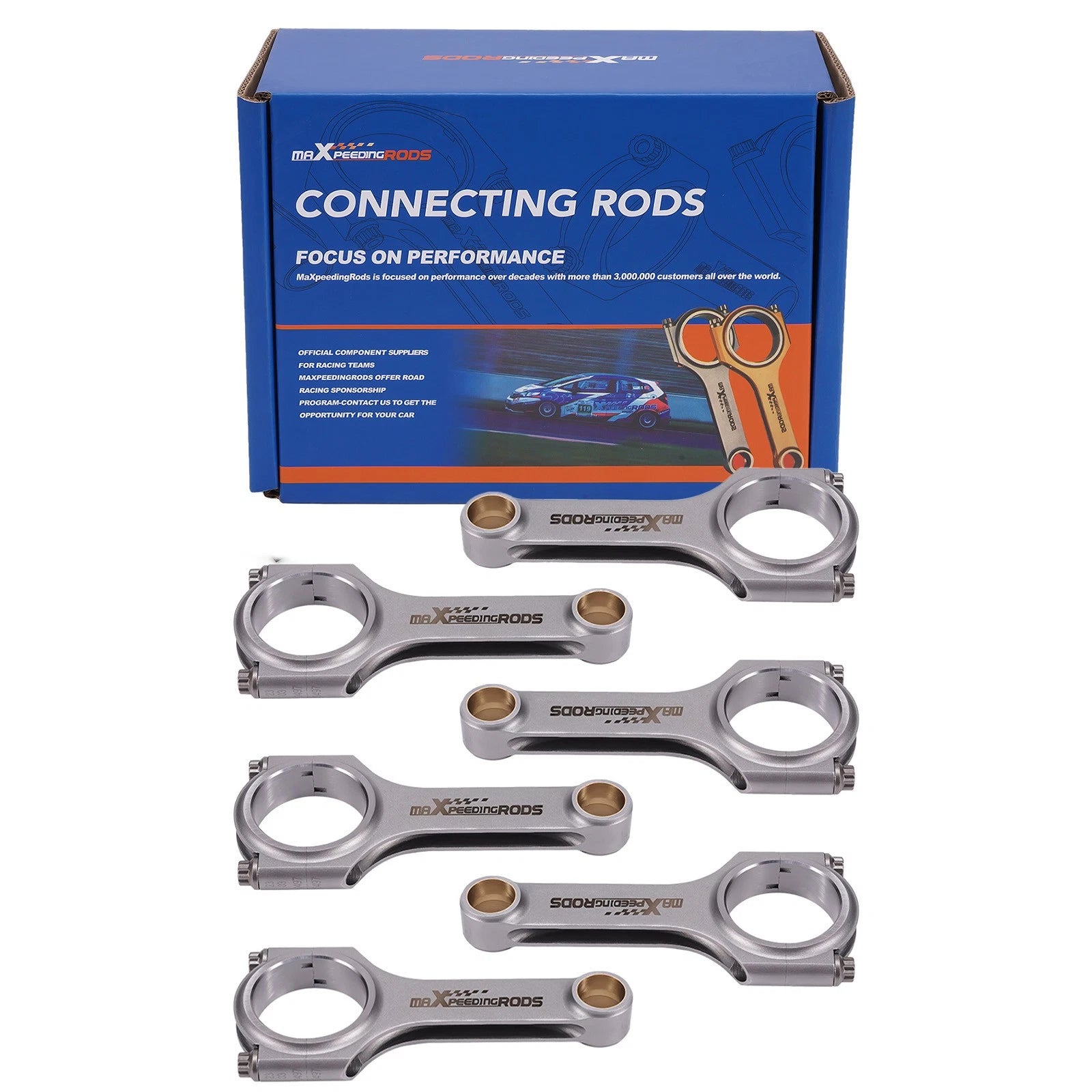 Racing Forged Connecting Rods for Toyota Corolla Vios Corsa (5E 5E-FE)