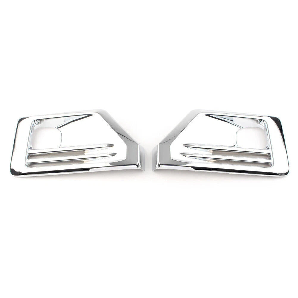 ABS Chrome Front Fog Light Lamp Cover Trim for Toyota RAV4 (2019–2020)