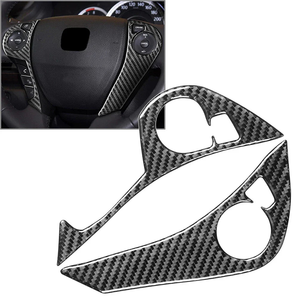 Carbon Fiber Steering Wheel Trim Cover for Honda Accord (2013-2017)