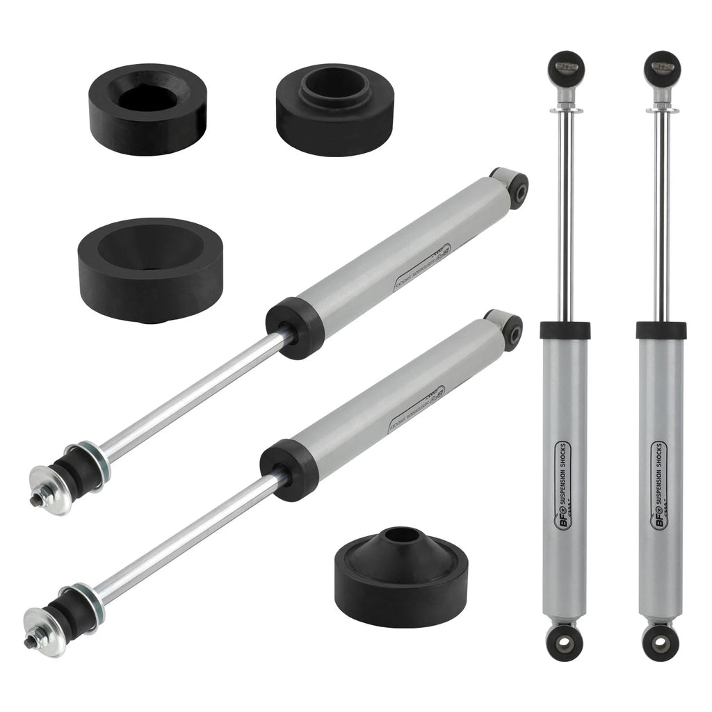 1.75" Lift Kit for Jeep Wrangler JK (2007–2018) Coil Spring Spacers + Shock