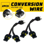 2X Conversion Wire Harness Adapter Plug for H6054 to 9005 9006