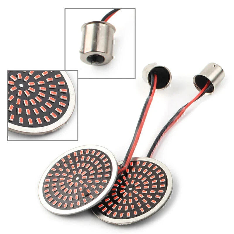 Red LED 1157 Turn Signal Light Blinker for Harley Touring Road King