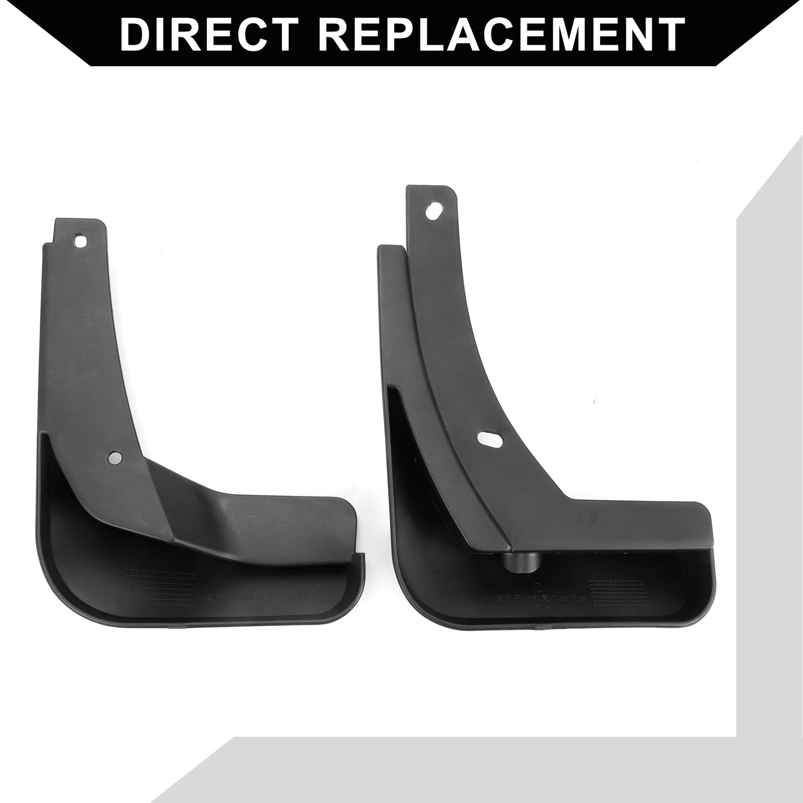 Set of 2 Front & Rear Mud Flaps for Volkswagen Golf (2015–2017)