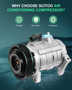 A/C Compressor for Chrysler Town & Country (2001–2007) 3.3L 3.8L CO 29001C