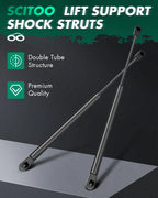 2X Lift Supports Shock Struts for Truck Camper Top Rear Window (C16-08941)