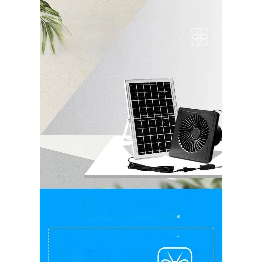 4in 6in 8in 12V Solar Powered Ventilation Fan for RV Boat Trailer