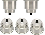 5 Pack Stainless Steel Cup Drink Holder for Marine Boat RV Camper