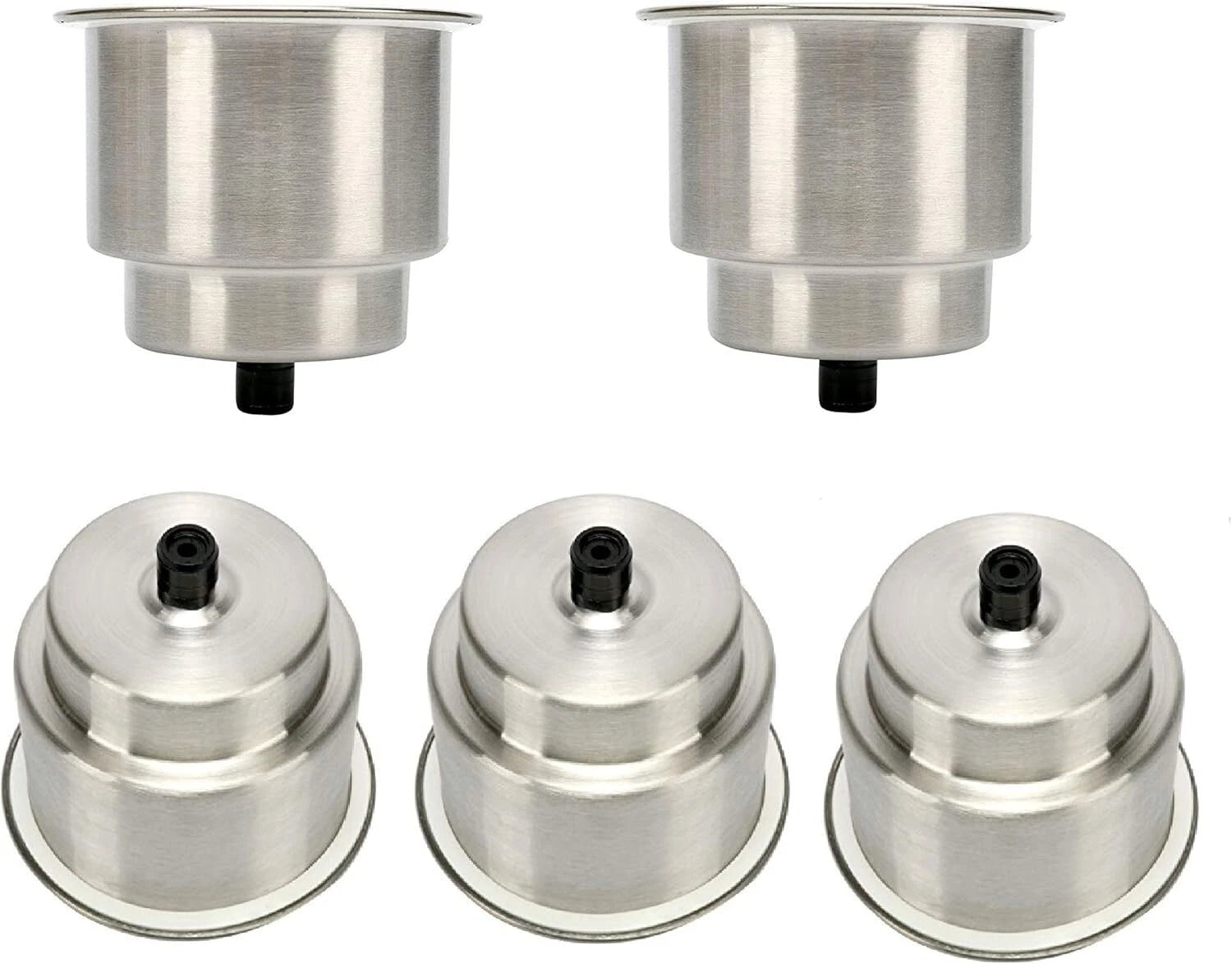 5 Pack Stainless Steel Cup Drink Holder for Marine Boat RV Camper