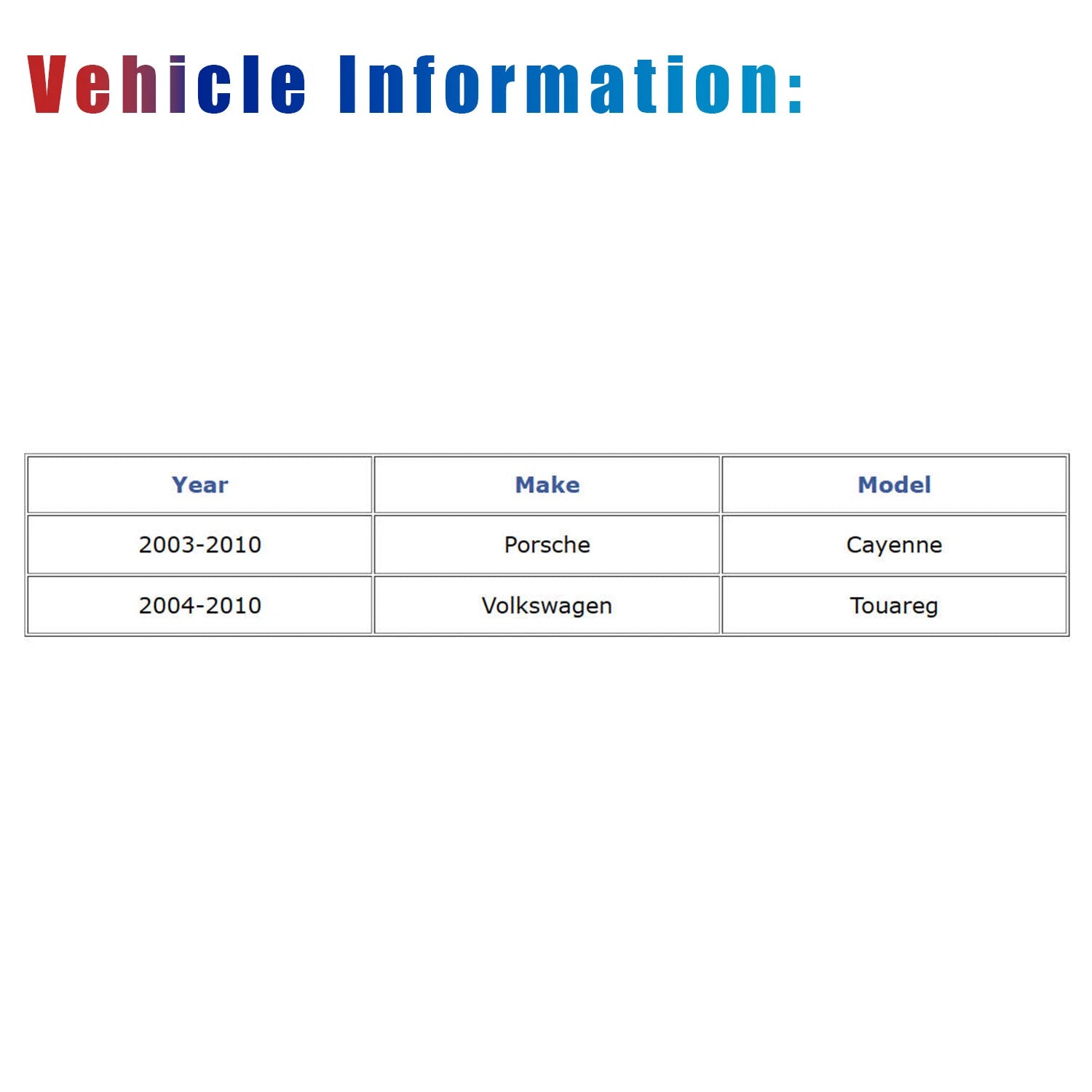 Rear Drive Shaft for Porsche Cayenne (2003–2010) & VW Touareg (2004–2010)