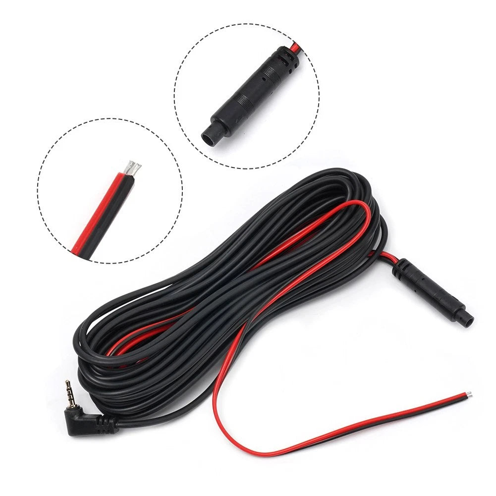 5Pin Video Cable Extension for Trucks (12V, 32.8ft)
