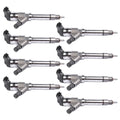 Set of 8 Diesel Fuel Injectors for GM Silverado 2500 3500 4500 (2007–2010)