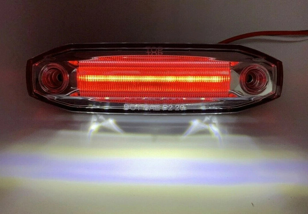 Red LED Clearance Marker Light White Side Ditch for Ford Ranger (2019–2023)