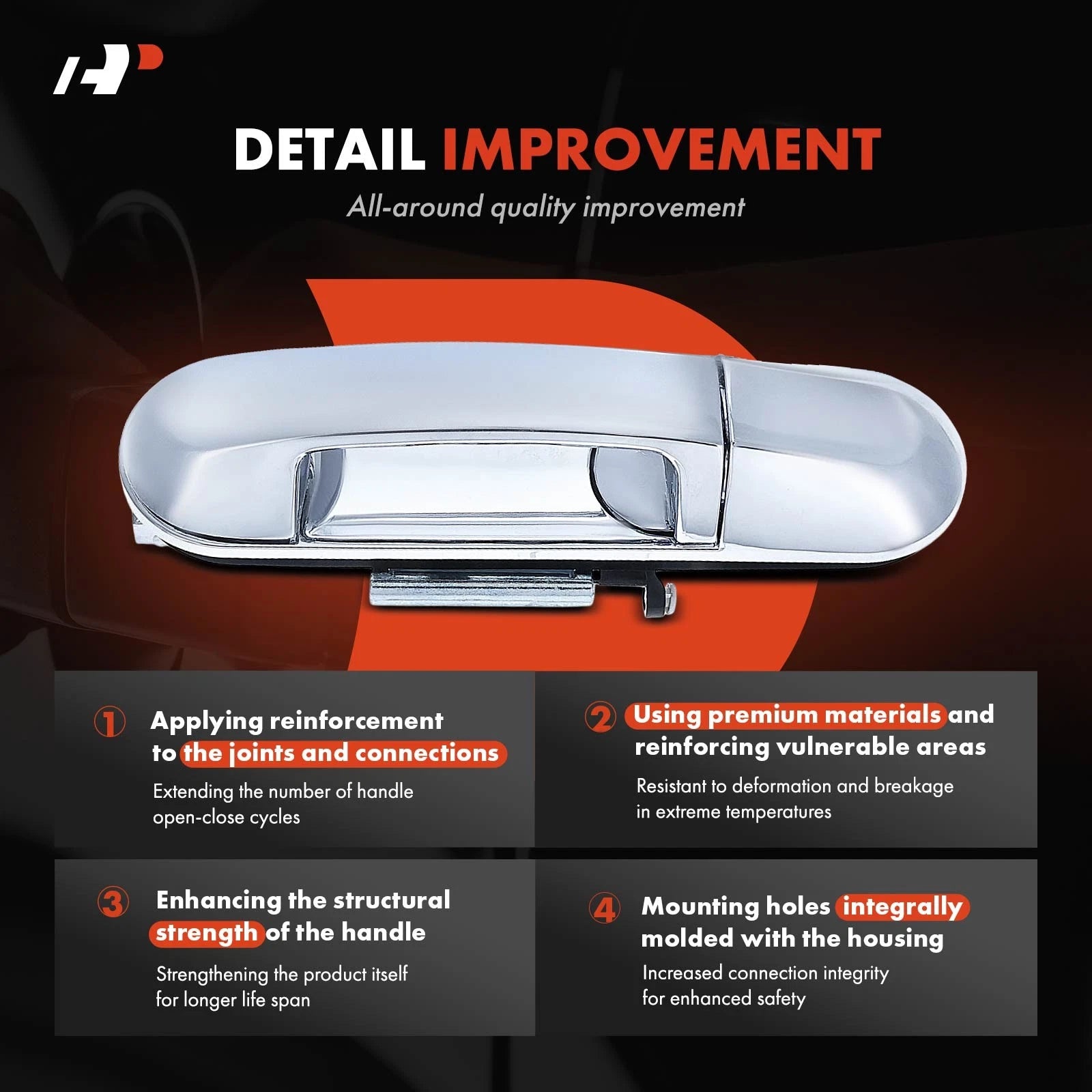 Front Right Exterior Door Handle for Ford Explorer (2002-2008)