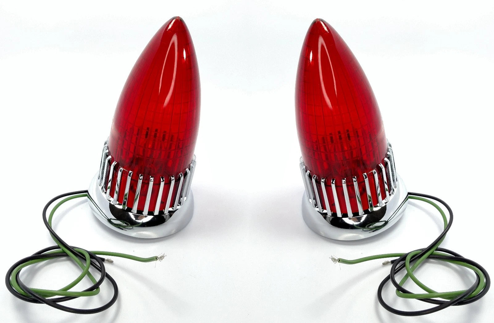Tail Light Lens and Bezels Assembly Pair for 1959 Cadillac (1959–1959)