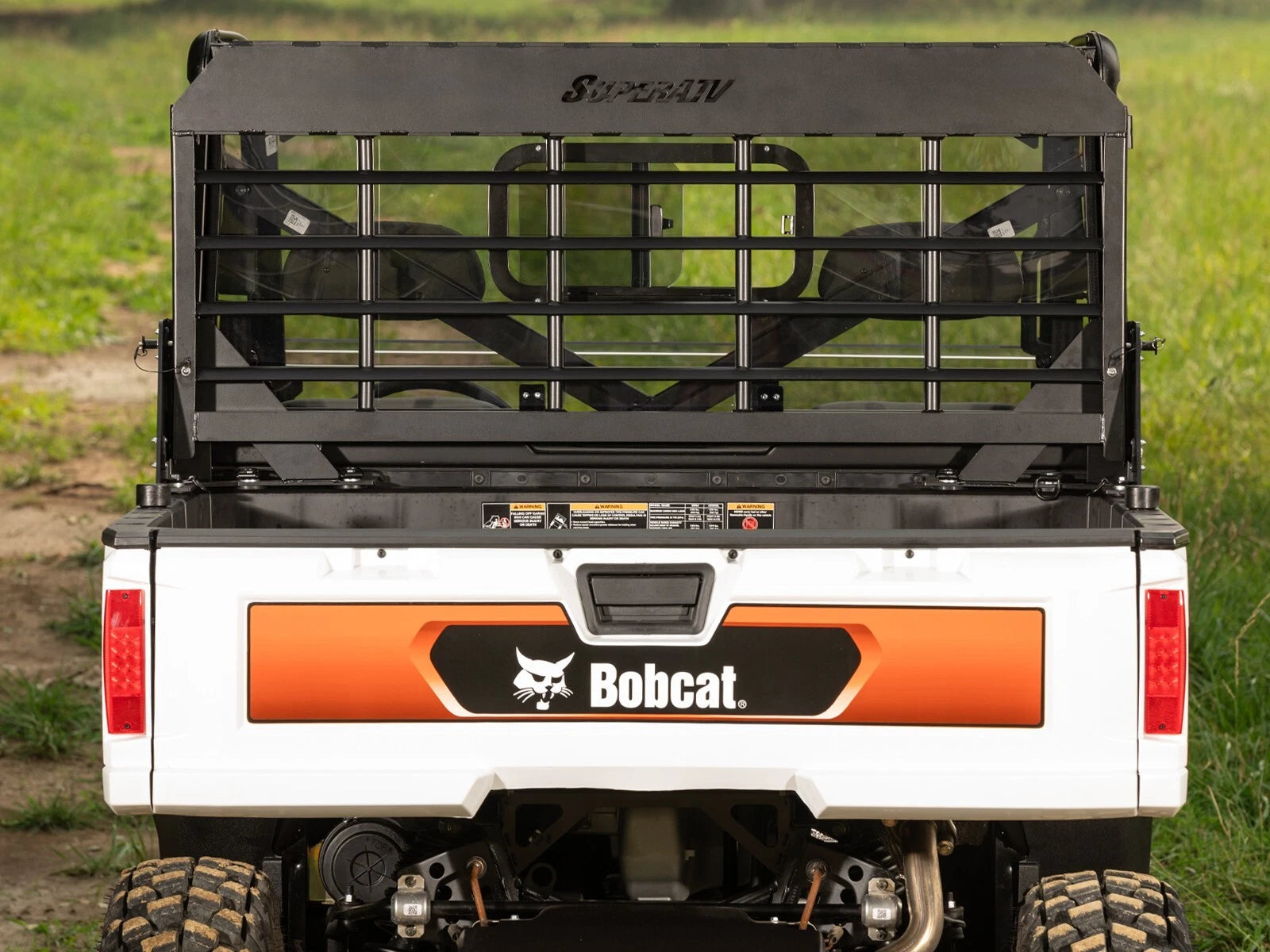 SuperATV headache cargo rack for Bobcat UV34/UV34XL (2019–present)