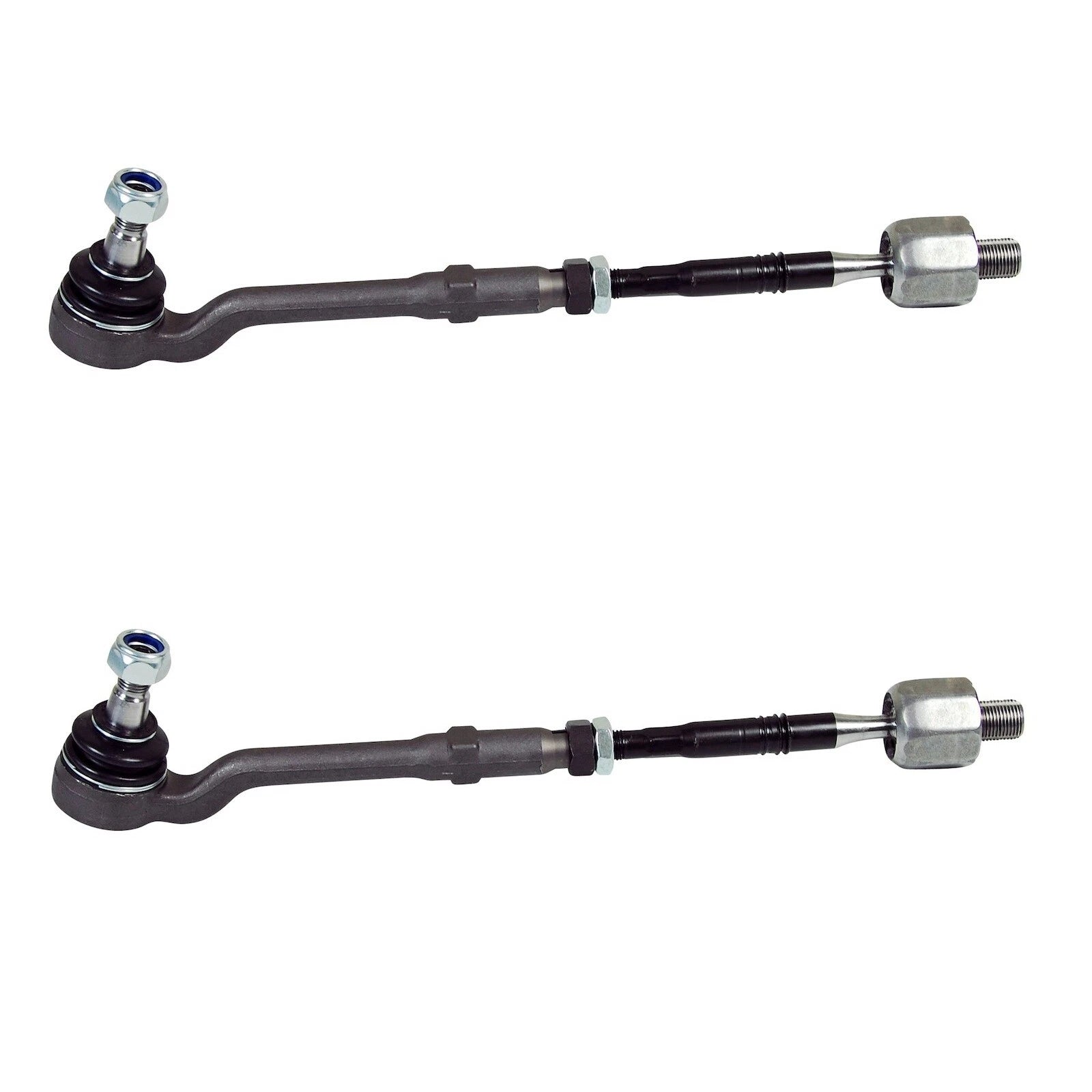 Set of 2 Front Steering Tie Rod End Assemblies for BMW X5 (2000–2006)