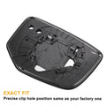 Left Side White Mirror Glass w/ Back Non-Heated for Honda Accord (2008-2010)