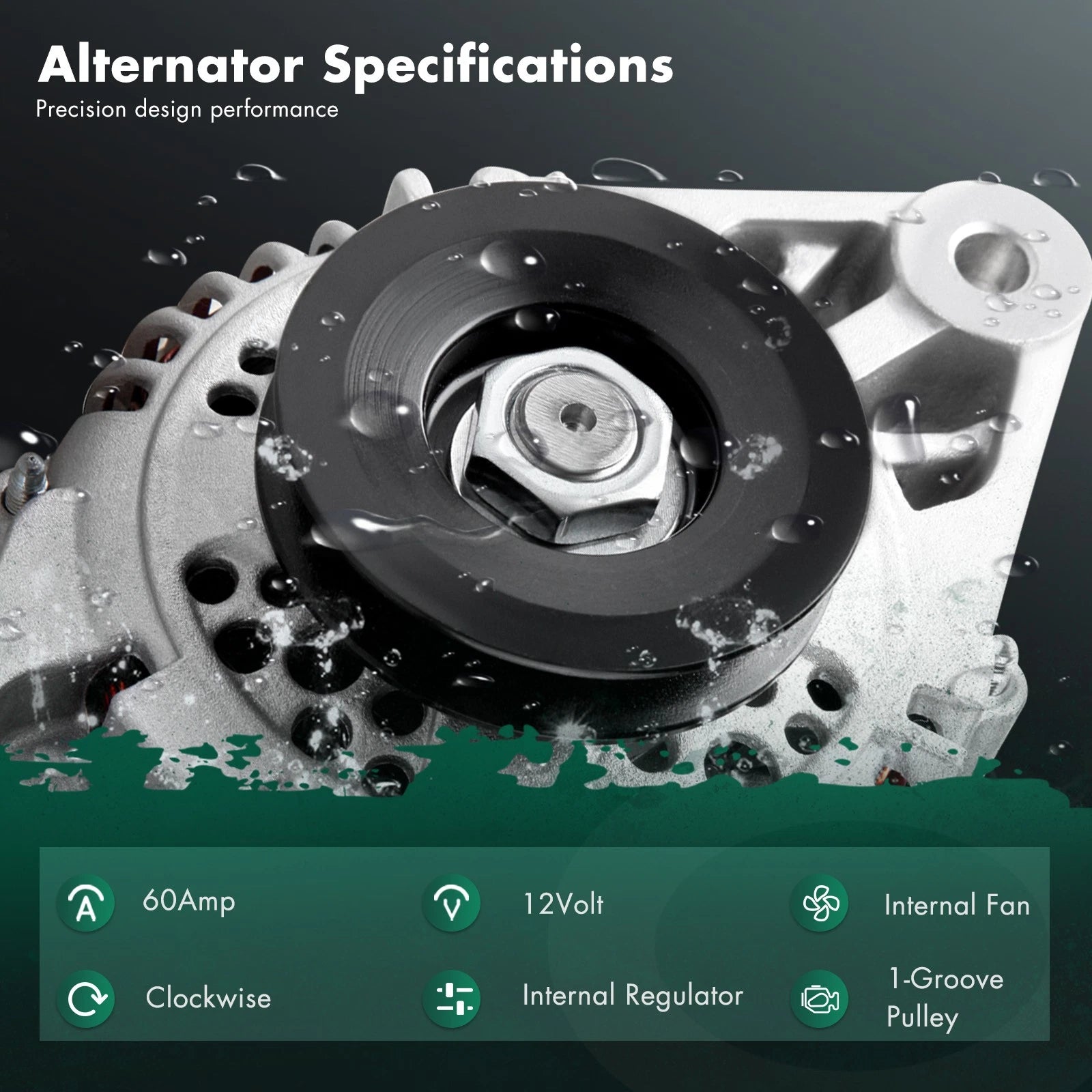 Alternator 60Amp for Nissan D21 Pickup (1995–1997)