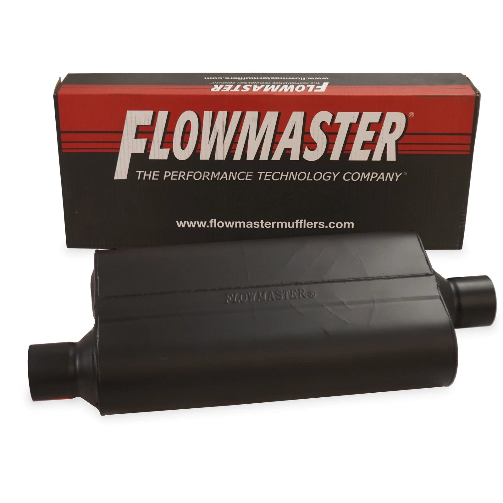 2.5" Dual Exhaust for Ford Crown Victoria P71 (2004–2011) Flowmaster 50 Series Black Tips