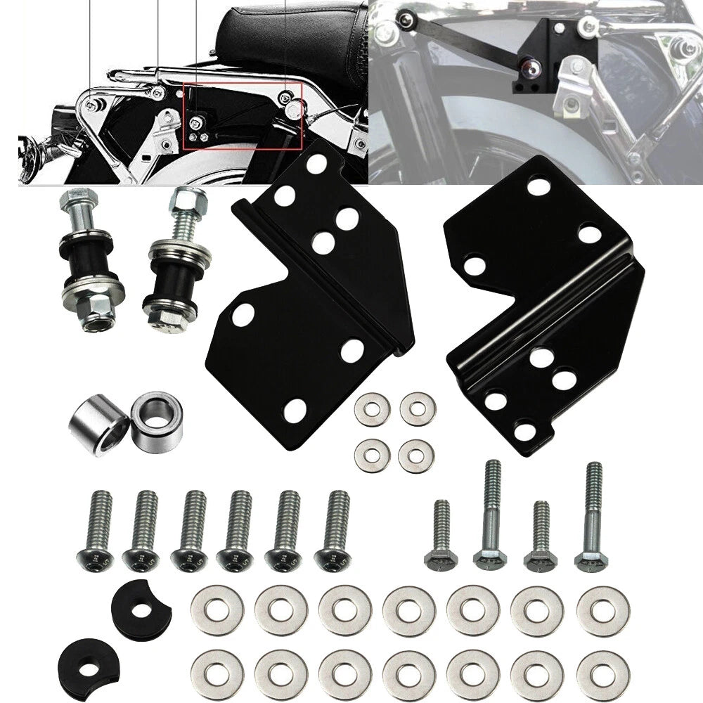 Backrest Sissy Bar Docking Hardware Kit for Harley Touring Street Glide (1997–2008)