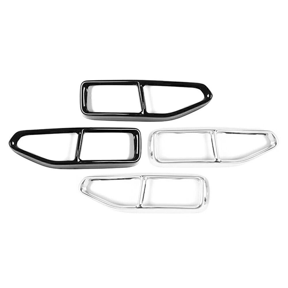 2X Tail Muffler Exhaust Pipe Trim for BMW 7 Series G11 G12 (2019–2020)