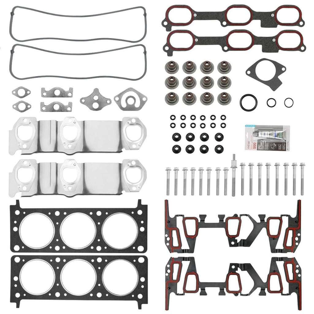 Head Gasket Set w/ Cylinder Head Bolt for Chevrolet Pontiac Buick Oldsmobile 3.1L (1990–2005)