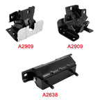 3Pcs Engine Mount Trans Mount Kit for GMC Sierra 1500 (1999–2007) 4.8L 5.3L 6.0L