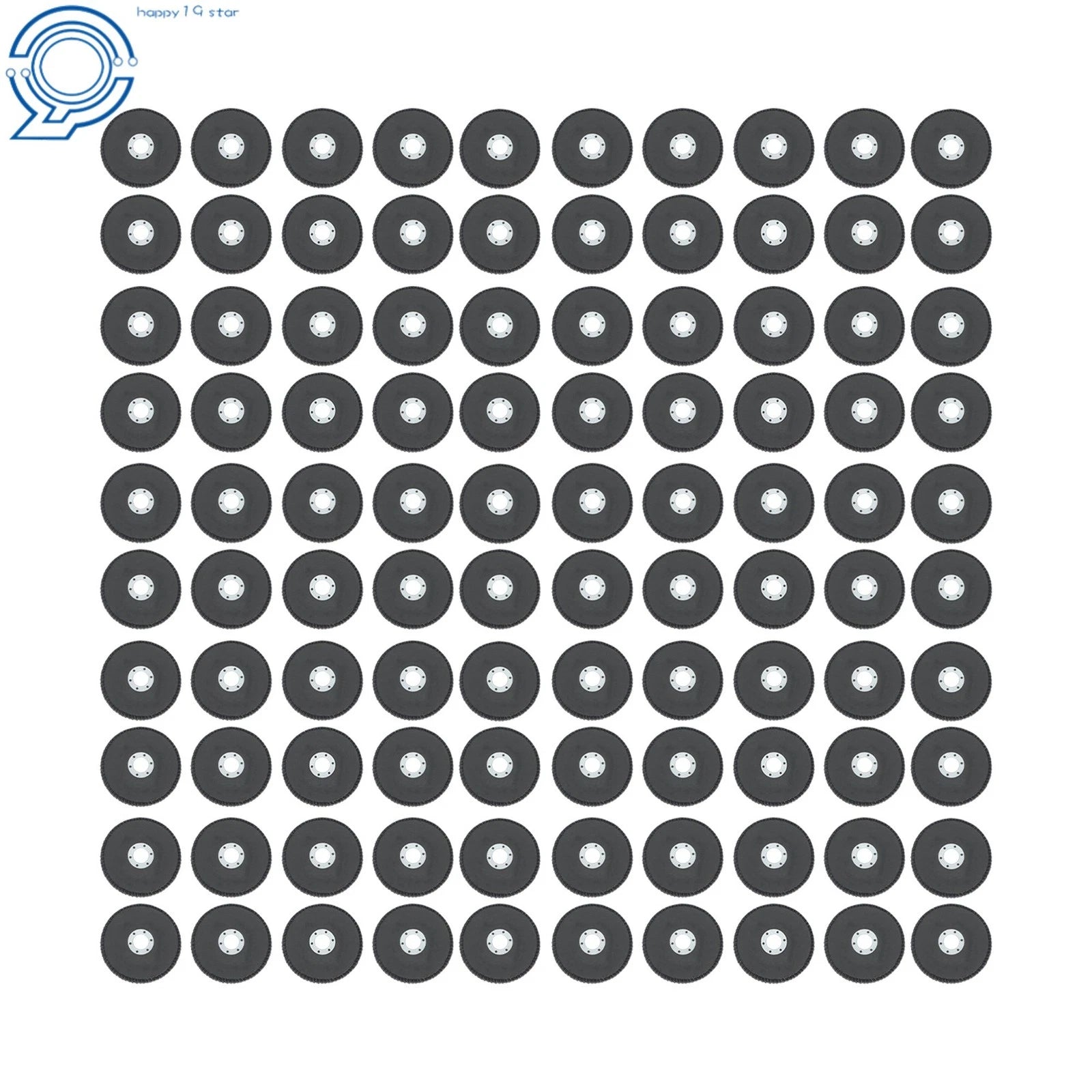 100 Pcs 4-1/2" X 7/8" Zirconia Flap Disc Sanding Grinding 40 Grit
