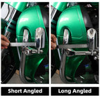 1 1/4" Highway Short Angled Foot Pegs for Harley Davidson
