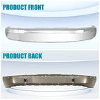 Chrome Steel Front Bumper Face Bar for Chevy Express/GMC Savana (2003–2025)