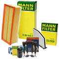 Set of 4 U-Groove Spark Plugs for Audi VW L4 (Mann, Bosch, Denso)