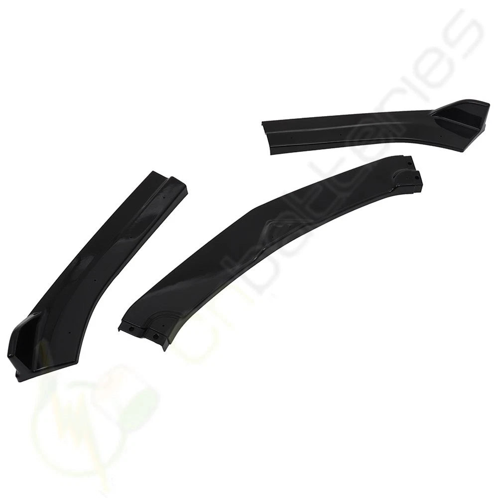 Gloss Black Front Bumper Lip Cover Trim for Chevy Camaro (2016–2021)