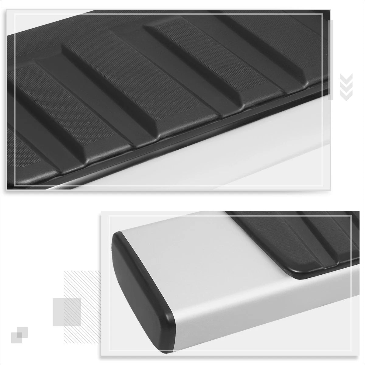Set of 2 Side Step Bars for Ford F250-F550 Super Duty (1999–2016)