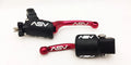 2X Front Brake Clutch Perch Levers for Kawasaki KX 250F KX 450F (2004–2023)