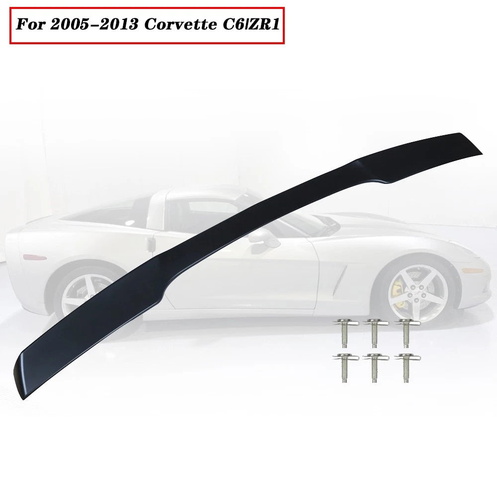 Rear Trunk Lip Spoiler Wing for Corvette C6 ZR1 (2005–2013)