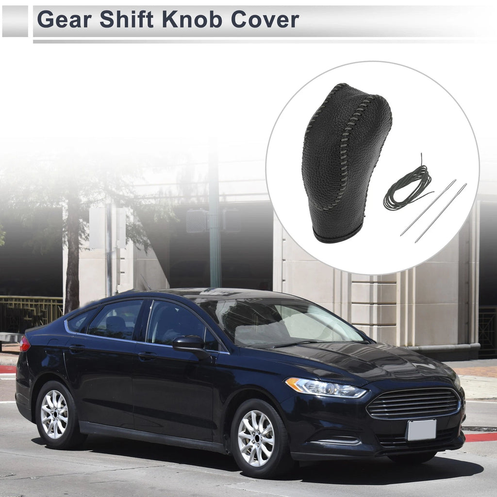 Gear Shift Knob Cover   - Pebbled Black