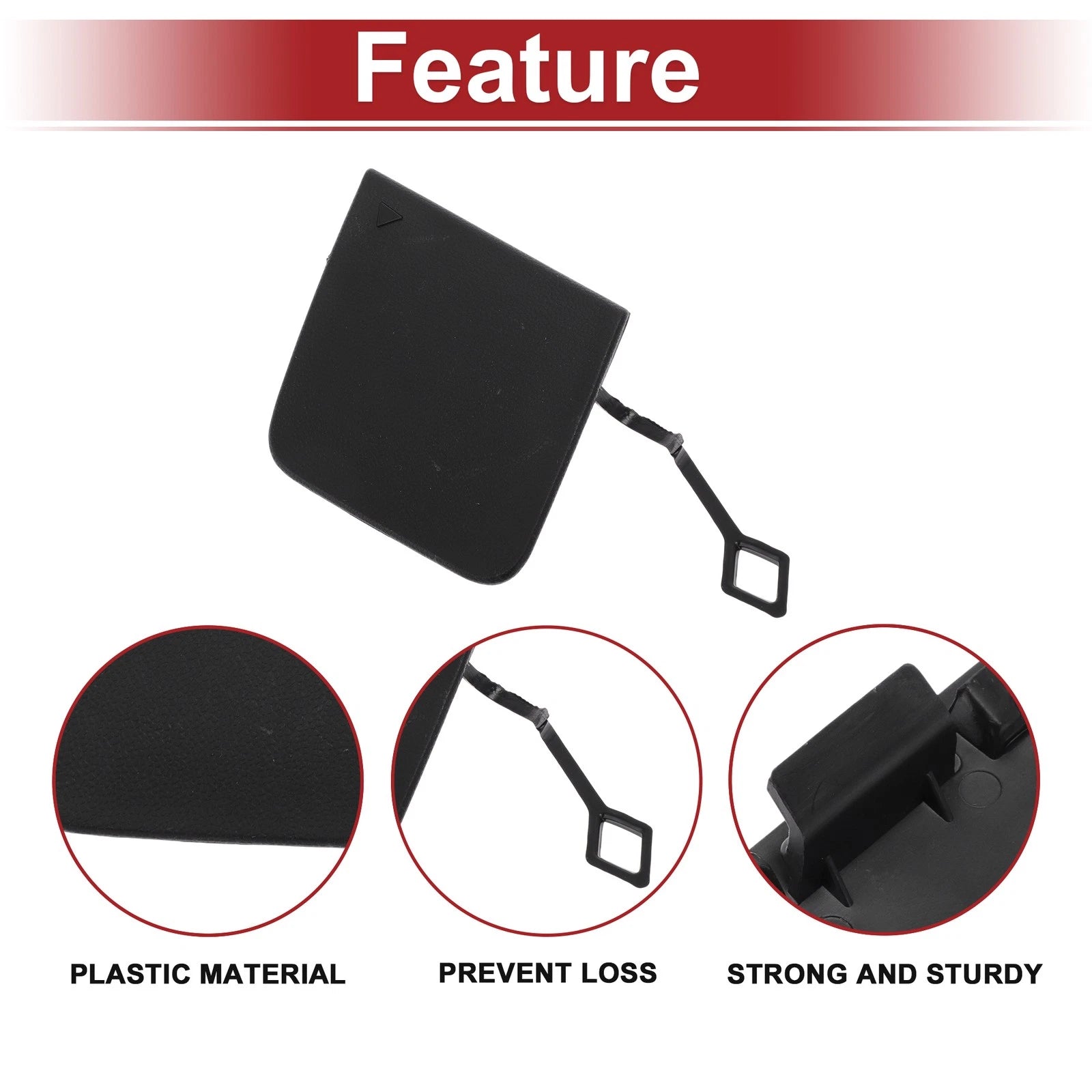 Tow Hook Cover Cap for Mercedes-Benz GLC300 (2016–2023) No. 2538858602