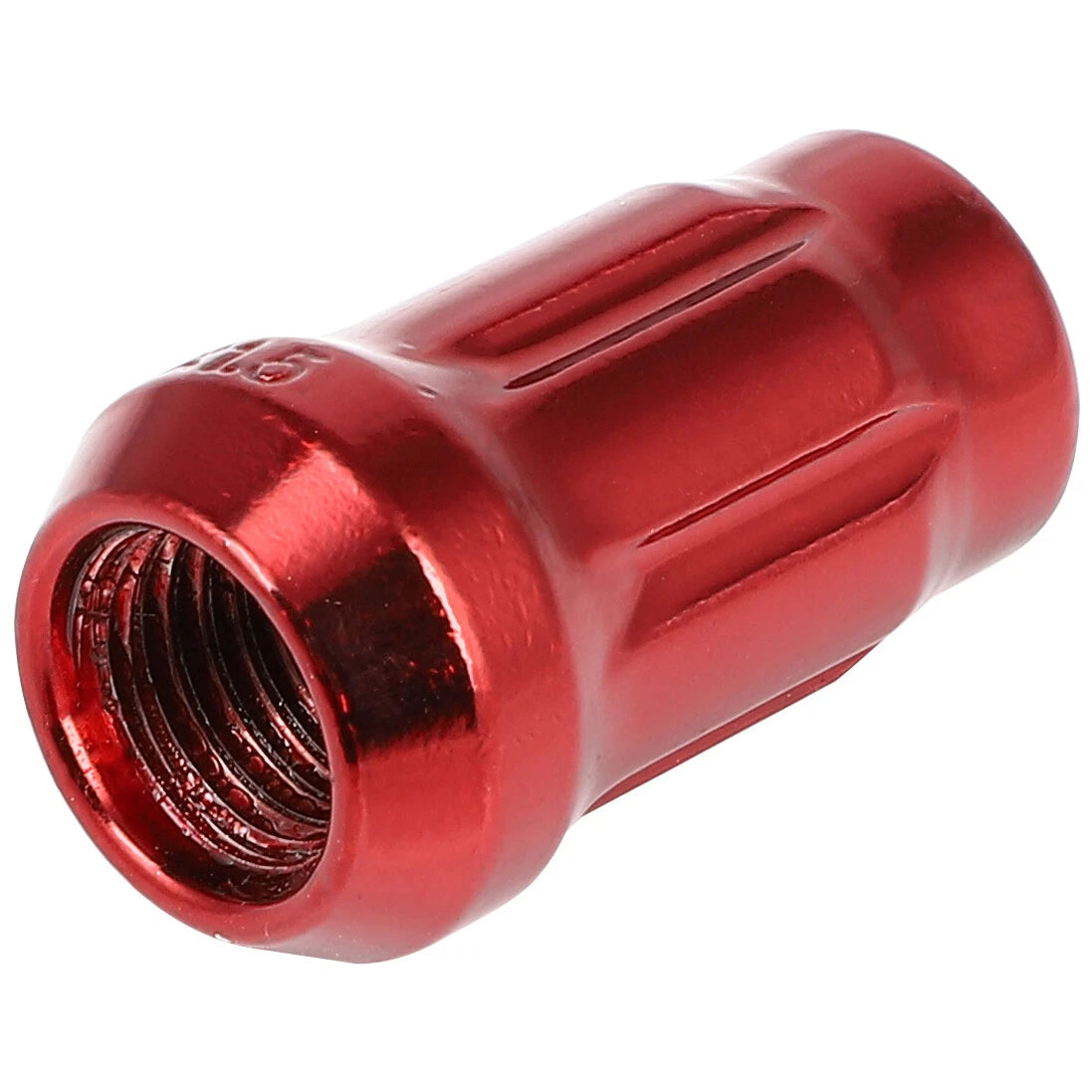Set of 20 Bulge Acorn Lug Nuts 12x1.5 Red for Honda Chevy Toyota