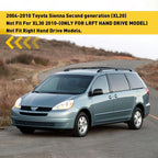 Dashboard Cover Mat for Toyota Sienna (2004–2010) Black Anti-UV Pad