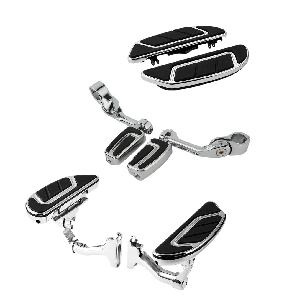 Driver Passenger Floorboard & Highway Footpegs for Harley Electra Glide (1993–2023)
