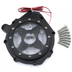 Black w/ Blue LED Engine Stator Cover for Honda CBR1000RR (2004–2007) & CB1000RA (2008–2024)
