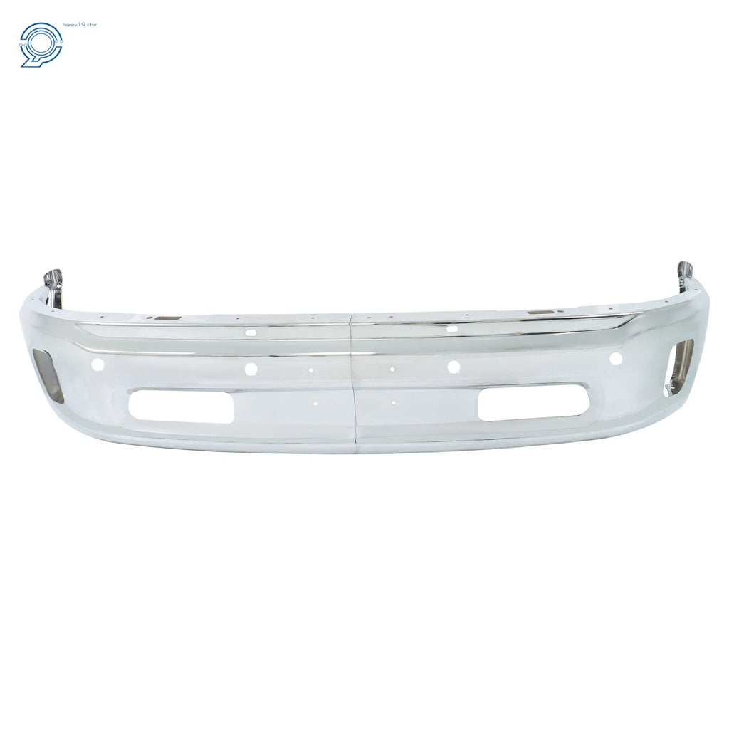 Chrome Front Bumper for RAM 1500 (2013-2018) with Sensor Holes