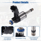 Set of 4 Fuel Injector Nozzles 12636111 for Buick Regal 2.0L (2011–2013)