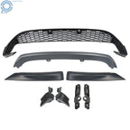 Set of 3 Honeycomb Mesh Lower Bumper Grills for Ford Focus (2015-2016)