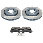 DuraGo Front Rotor & Bosch QuietCast Ceramic Disc Brake Pad Kit for F150 (2004–2023)