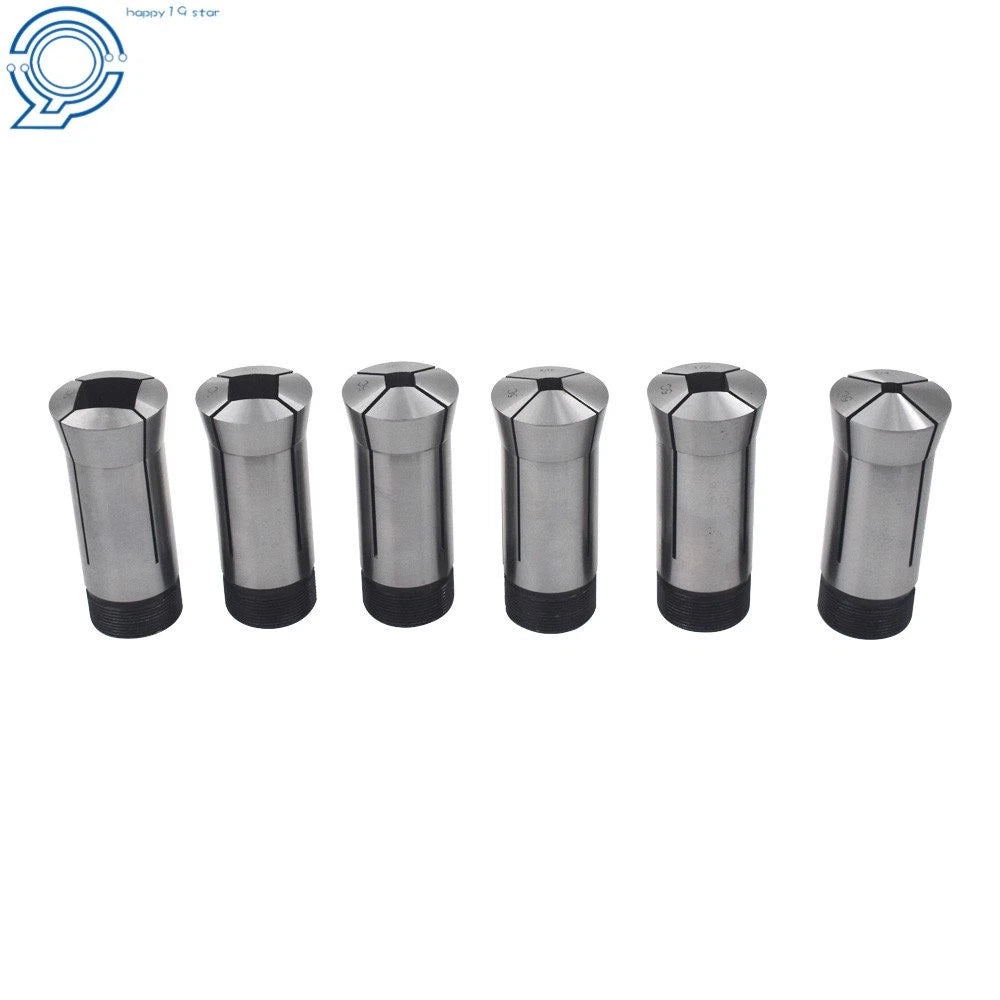 6 Pack 5C Square Collet Set 1/4'' - 3/4'' for Machinist Tool Chuck