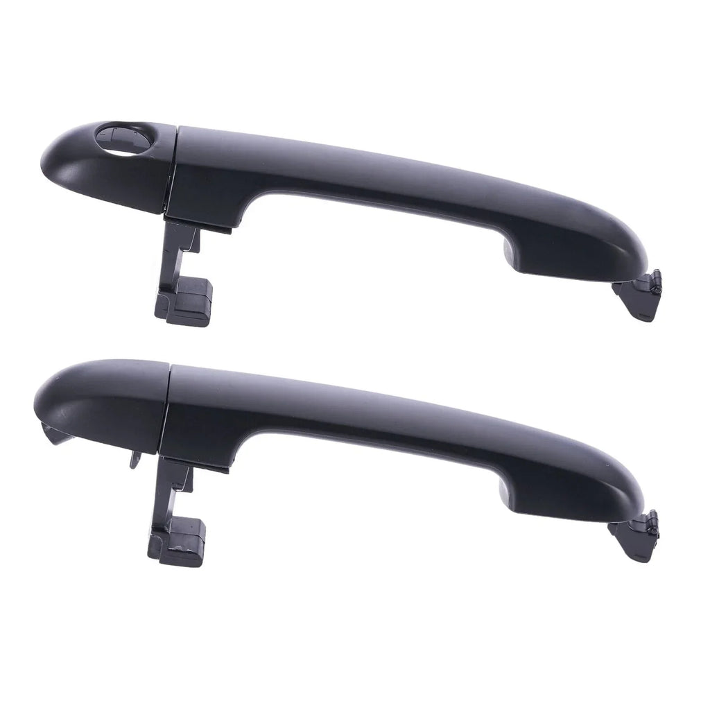 Set of 2 Front Left/Right Exterior Door Handles Black for Hyundai i30 (2007–2012)