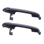 Set of 2 Front Left/Right Exterior Door Handles Black for Hyundai i30 (2007–2012)